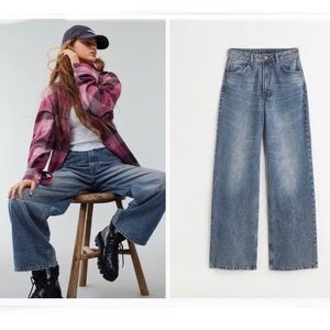 NEW! Divided Wide Leg High Rise Jeans Size 6